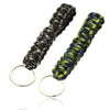 Outdoor Camping Equipment Survival Kit Military Nylon Key Chain Ring Parachute Cord 2 Pcs/Lot Emergency Paracord Rope Keychain
